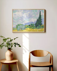 After Hover: Vincent van Gogh - Weizenfeld mit Zypressen
