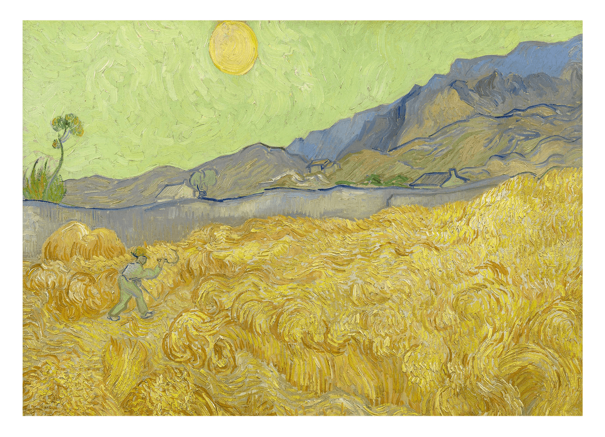 Vincent van Gogh - Weizenfeld mit Mäher