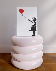 After Hover: Banksy - Balloon Girl Mädchen mit Luftballon Street Art