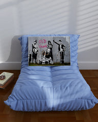 After Hover: Banksy - Old school skool Alte Männer zelebrieren den "realen" Hip Hop Graffiti-Wandbild cool modern