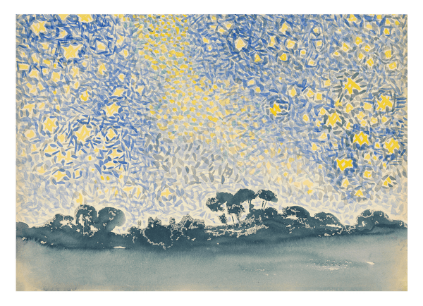 Henri-Edmond-Kreuz - Landschaft mit Sternen