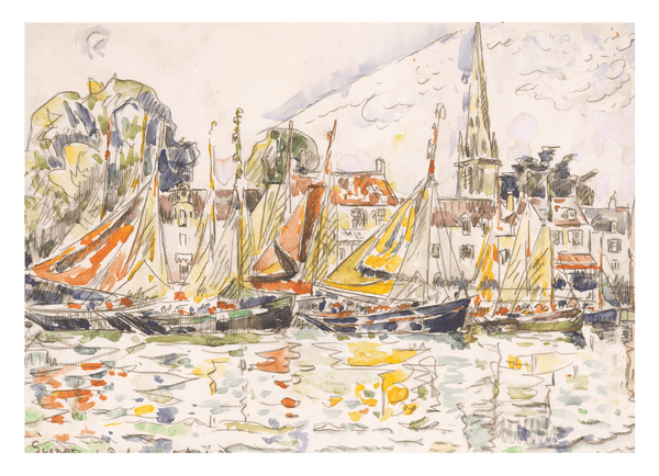 Paul Signac - Le Pouliguen: Fischerboote