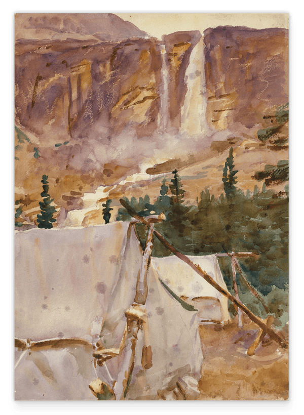 John Singer Sargent - Camp und Wasserfall
