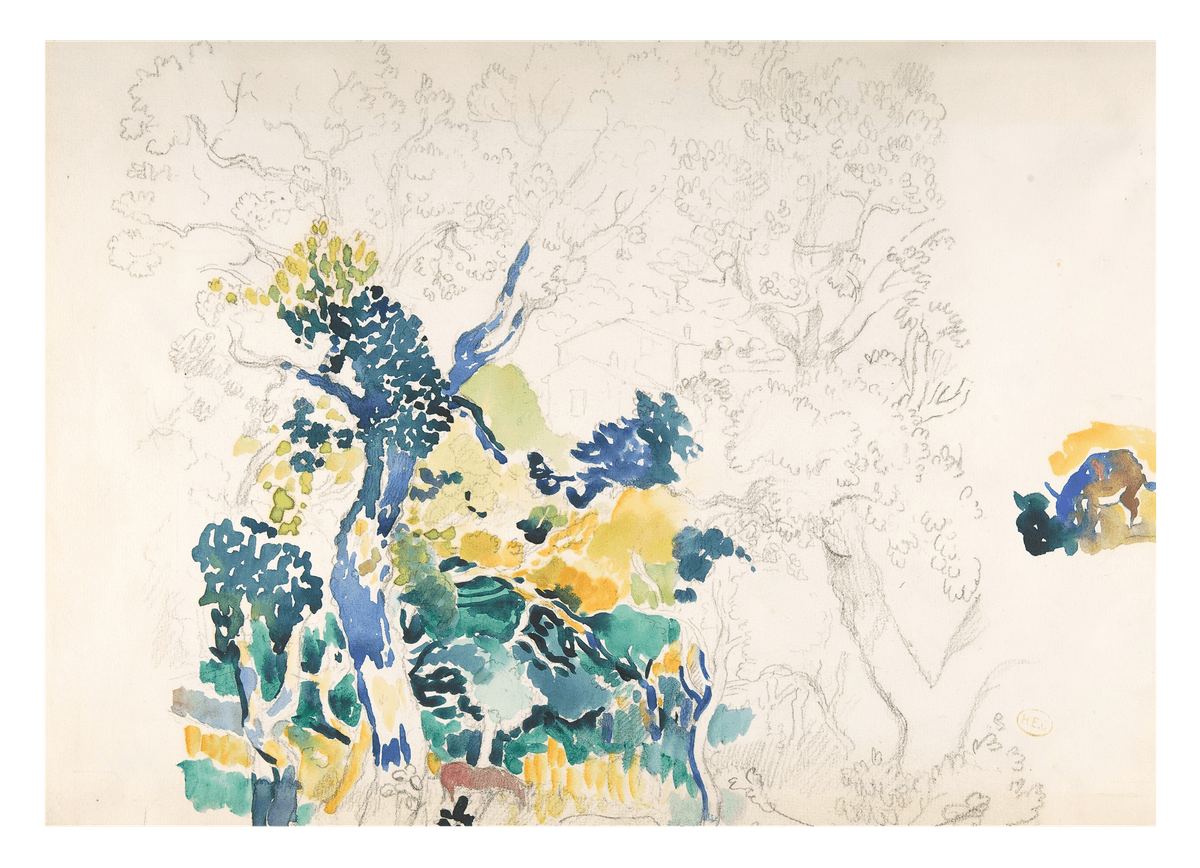 Henri-Edmond-Kreuz - Landschafts-Gemälde - Impressionismus Kunstdruck