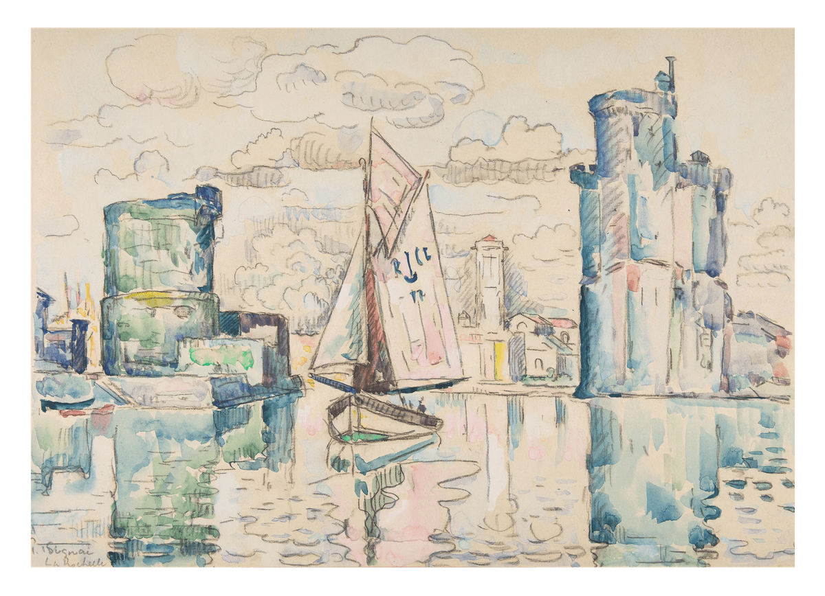 Paul Signac - Eingang zum Hafen von La Rochelle