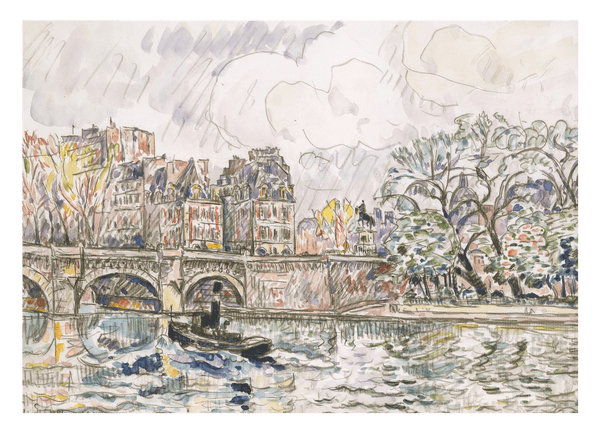 Paul Signac - Paris: Le Place Dauphine