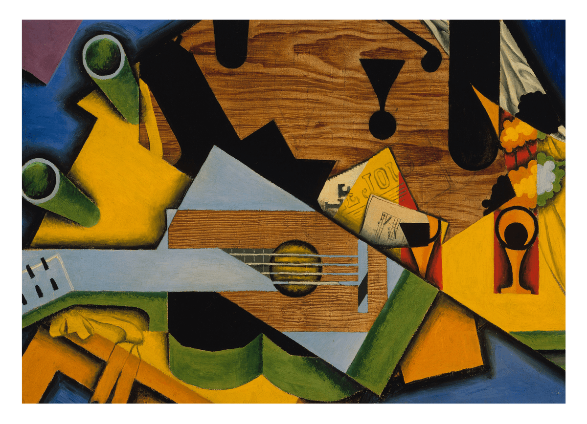 Juan Gris - Stillleben mit einer Gitarre