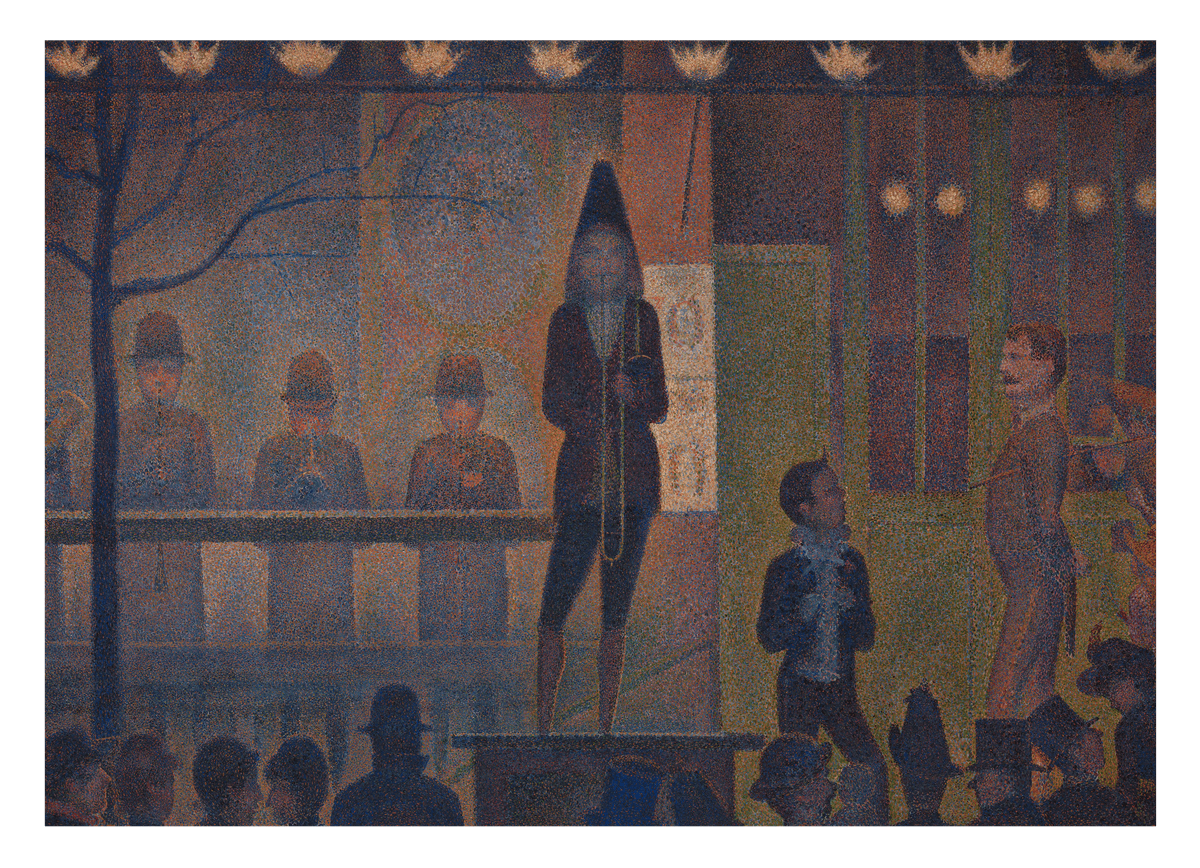 Georges Seurat - Zirkus-Sideshow (Parade de cirque)