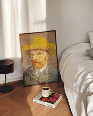 After Hover: Vincent van Gogh - Selbstbildnis mit Strohhut