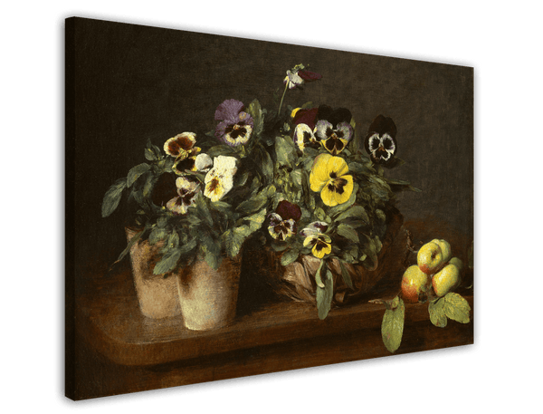 Henri Fantin-Latour - Stillleben mit Stiefmütterchen
