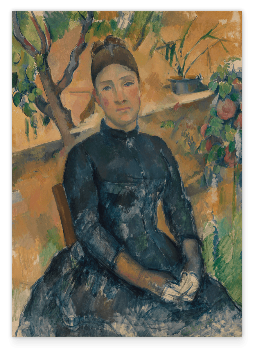 Paul Cézanne - Madame Cézanne (Hortense Fiquet, 1850-1922) im Konservatorium