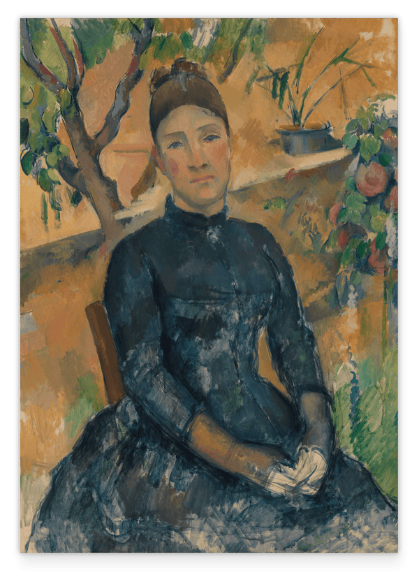 Paul Cézanne - Madame Cézanne (Hortense Fiquet, 1850-1922) im Konservatorium