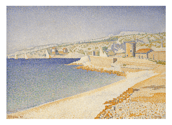 Paul Signac - Der Steg bei Cassis, Opus 198