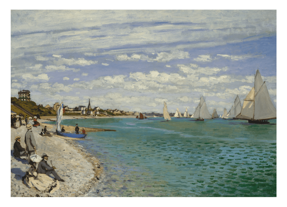 Claude Monet - Regatta in Sainte-Adresse