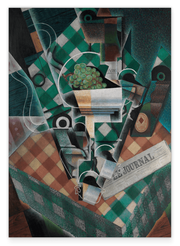 Juan Gris - Stillleben mit karierter Tischdecke