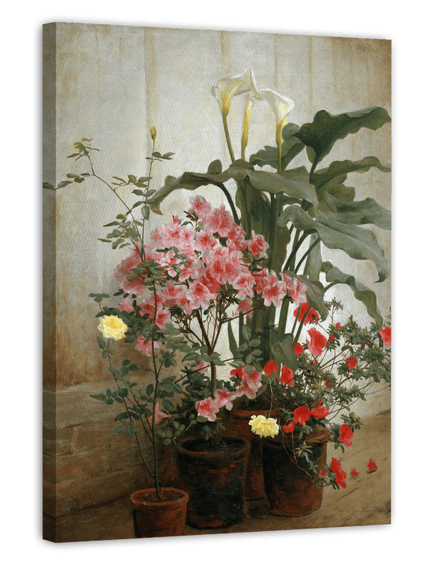 George Cochran Lambdin - Seite eines Gewächshauses