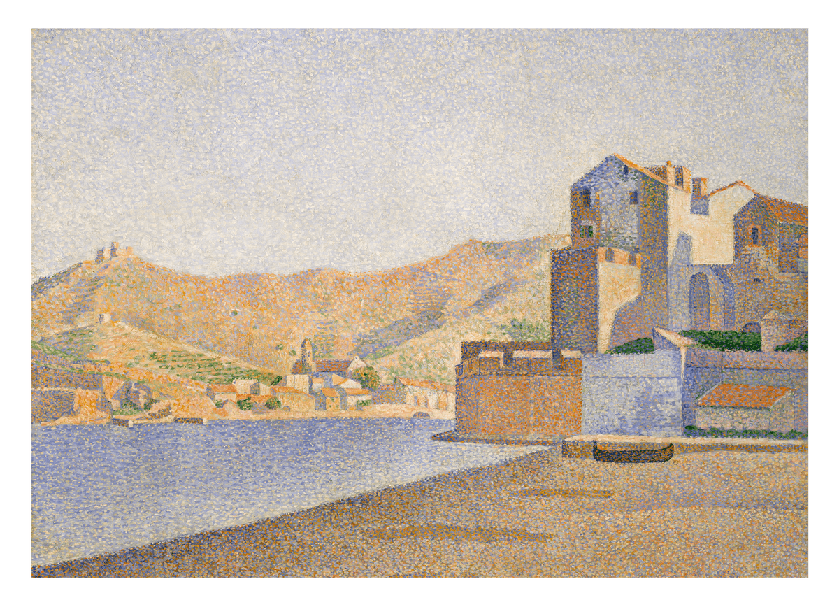 Paul Signac - Der Stadtstrand, Collioure, Opus 165 (Collioure. La Plage de la Ville. Opus 165)