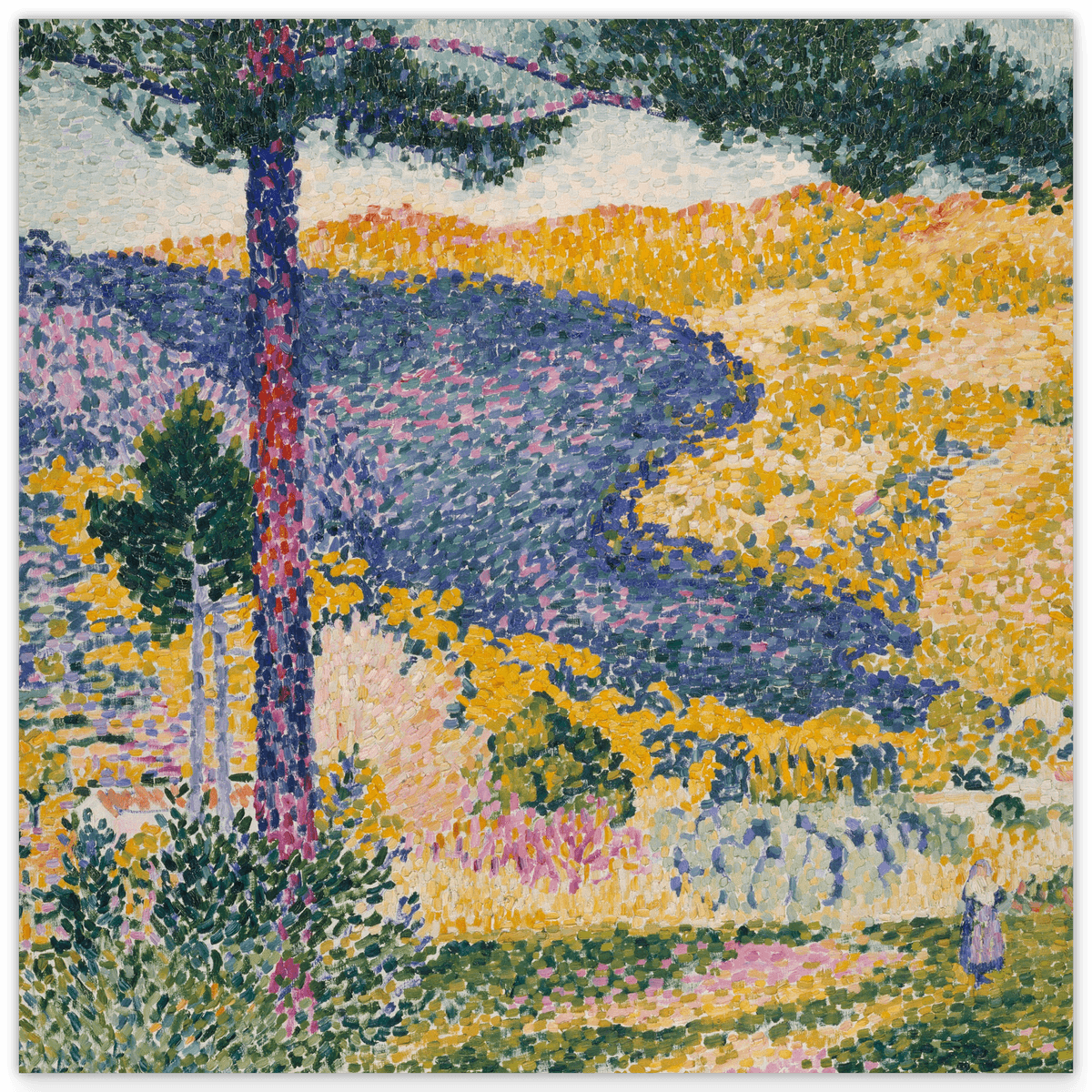 Henri-Edmond-Kreuz - Tal mit Tanne (Schatten auf dem Berg)