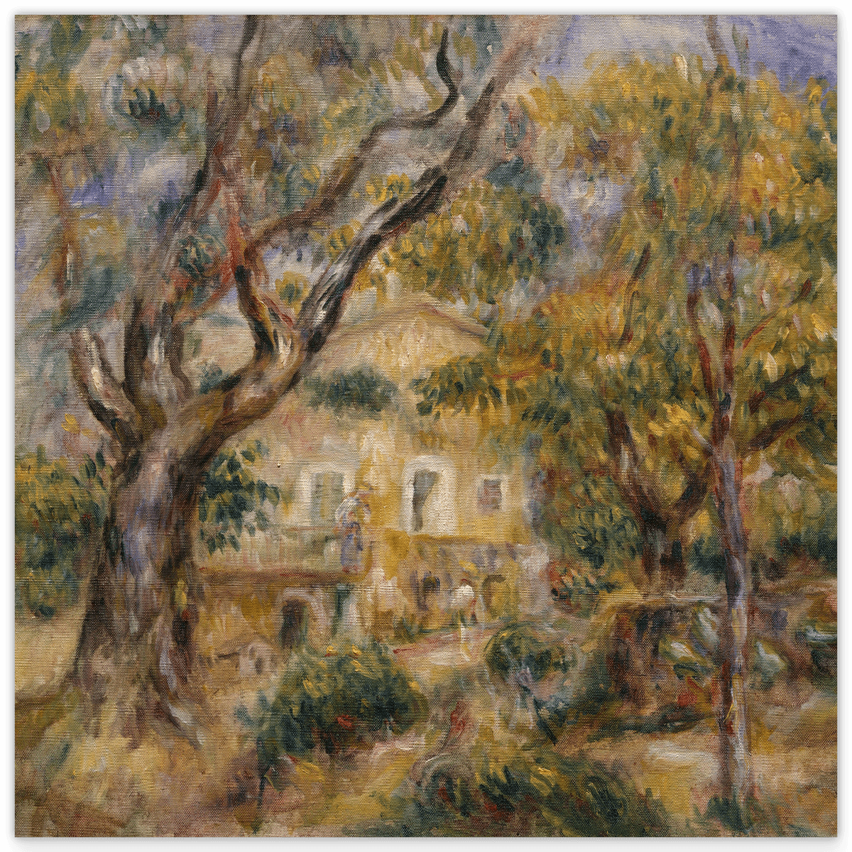 Auguste Renoir - Der Bauernhof in Les Collettes, Cagnes