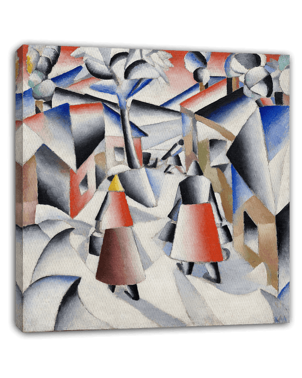 Kazimir Malevich - Morgen im Dorf nach Schneesturm