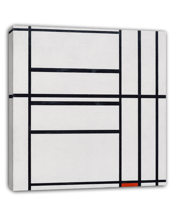 Piet Mondrian - Komposition Nr. 1 mit Grau und Rot 1938 / Komposition mit Rot 1939