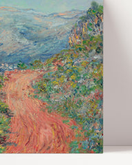 After Hover: Claude Monet - Die rote Straße in der Nähe von Menton