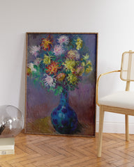 After Hover: Claude Monet - Vase mit Chrysanthemen