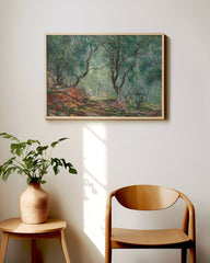 After Hover: Claude Monet - Olivenholz im Moreno Garten