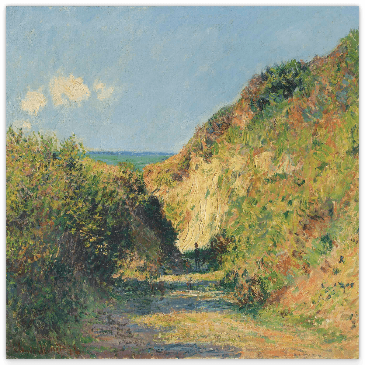Claude Monet - Der hohle Pfad