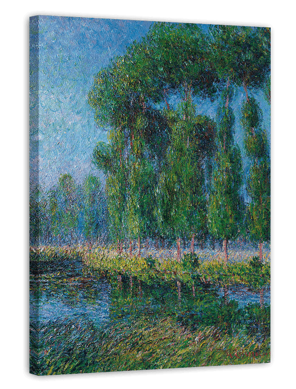 Gustave Loiseau - Pappeln am Ufer der Eure