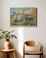After Hover: Pierre Auguste Renoir - Blick auf die Post in Cagnes