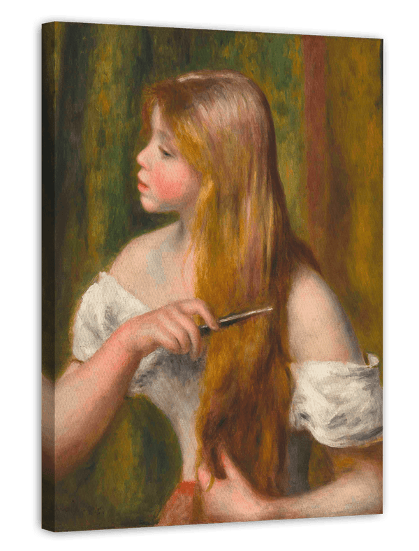 Pierre Auguste Renoir - Malerei des jungen Mädchens (La Toilette)