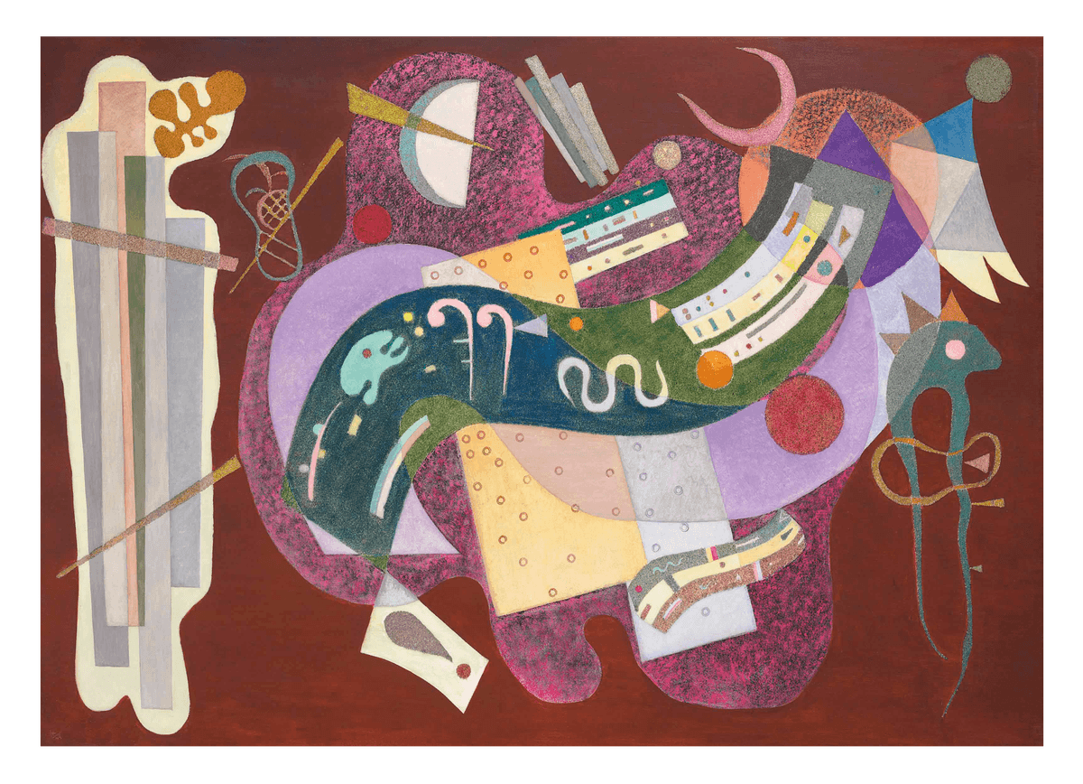 Wassily Kandinsky - Starr und gebogen