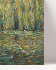 After Hover: Blanche Hoschedé Monet - Weiden auf dem Teich von Giverny