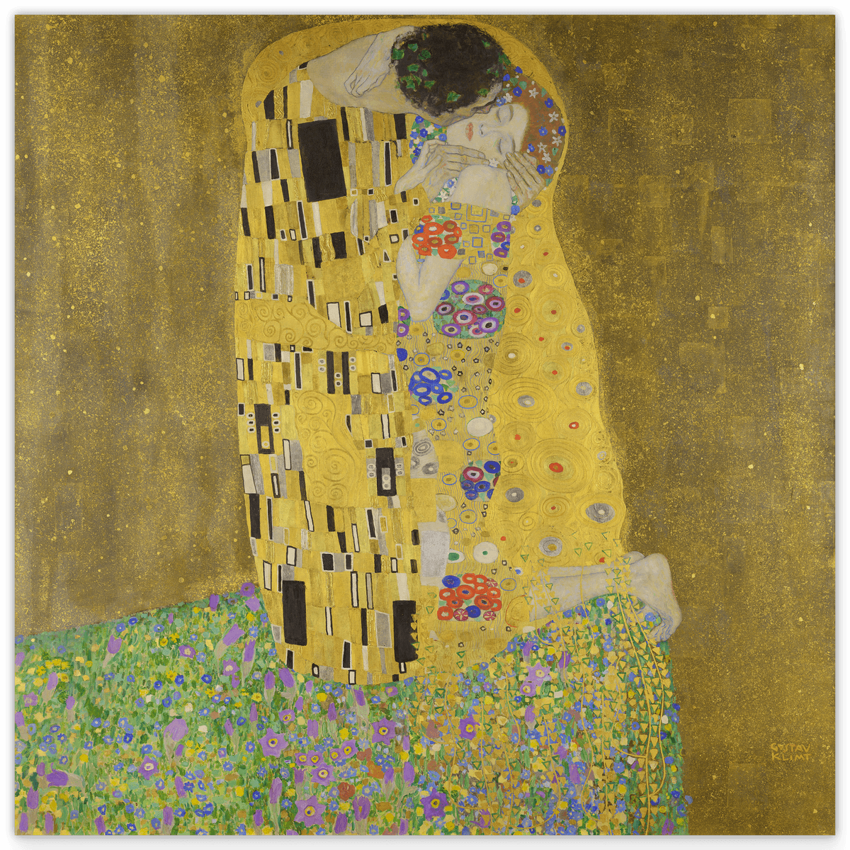 Gustav Klimt - Der Kuss (1907-1908)