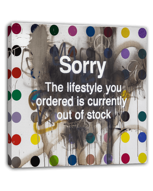 Banksy Lifestyle - Bunt Pop-Art Modern Street-Art - Moderner Kunstdruck Klein bis Groß XXL - Geschenk Wohnzimmer, Schlafzimmer