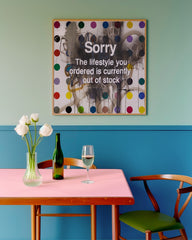After Hover: Banksy Lifestyle - Bunt Pop-Art Modern Street-Art - Moderner Kunstdruck Klein bis Groß XXL - Geschenk Wohnzimmer, Schlafzimmer
