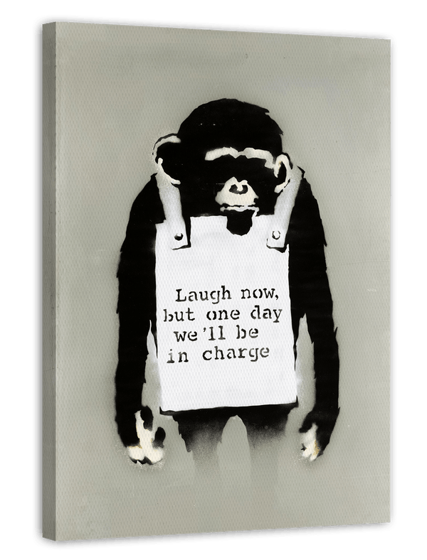Sozialkritik Street-Art Banksy - Moderner Kunstdruck Klein bis Groß XXL - Perfekte als Geschenk, Wohnzimmer, Inneneinrichtung Deko