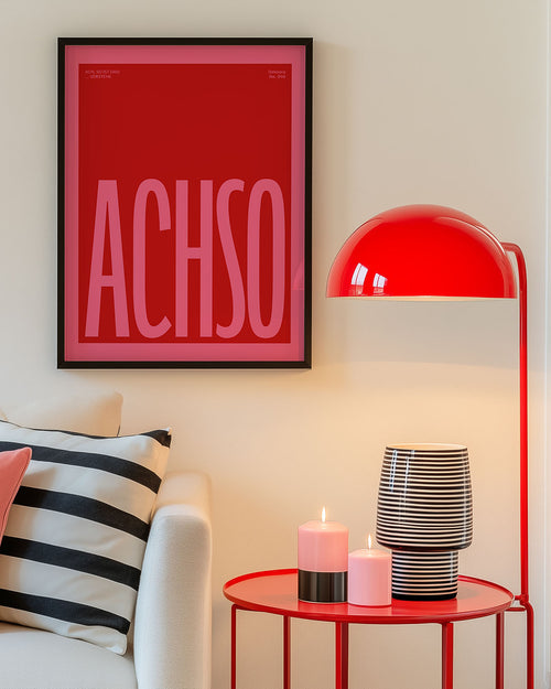 Achso-Poster-Statement-Piece-Wohnzimmer-Dekoora
