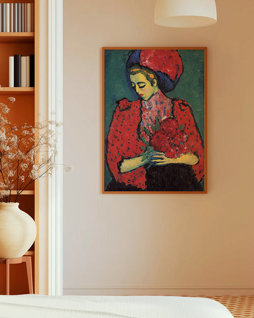 Alexej-von-Jawlensky-Frau-Portrait-Wandbild