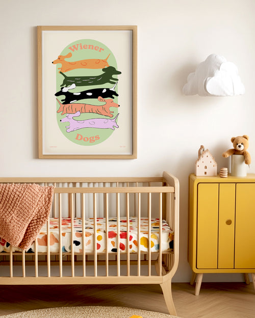 Tierposter-wiener-dogs-dackel-poster