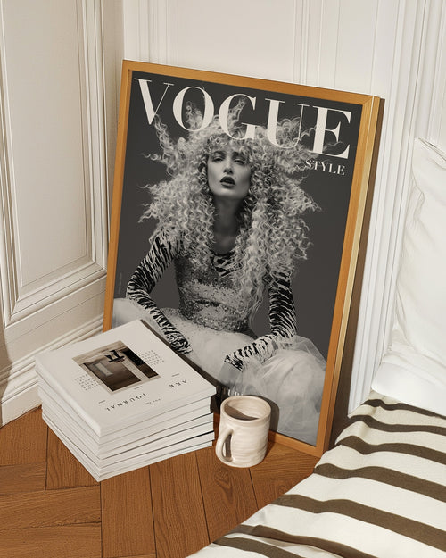 Vogue Poster schwarz-weiss-fotografie
