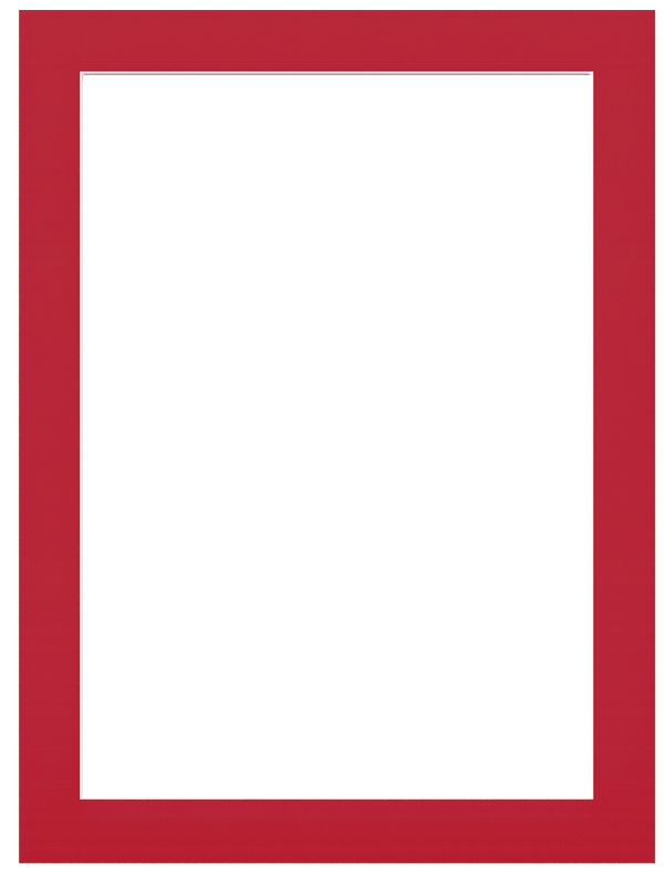 Passepartout Kirschrot