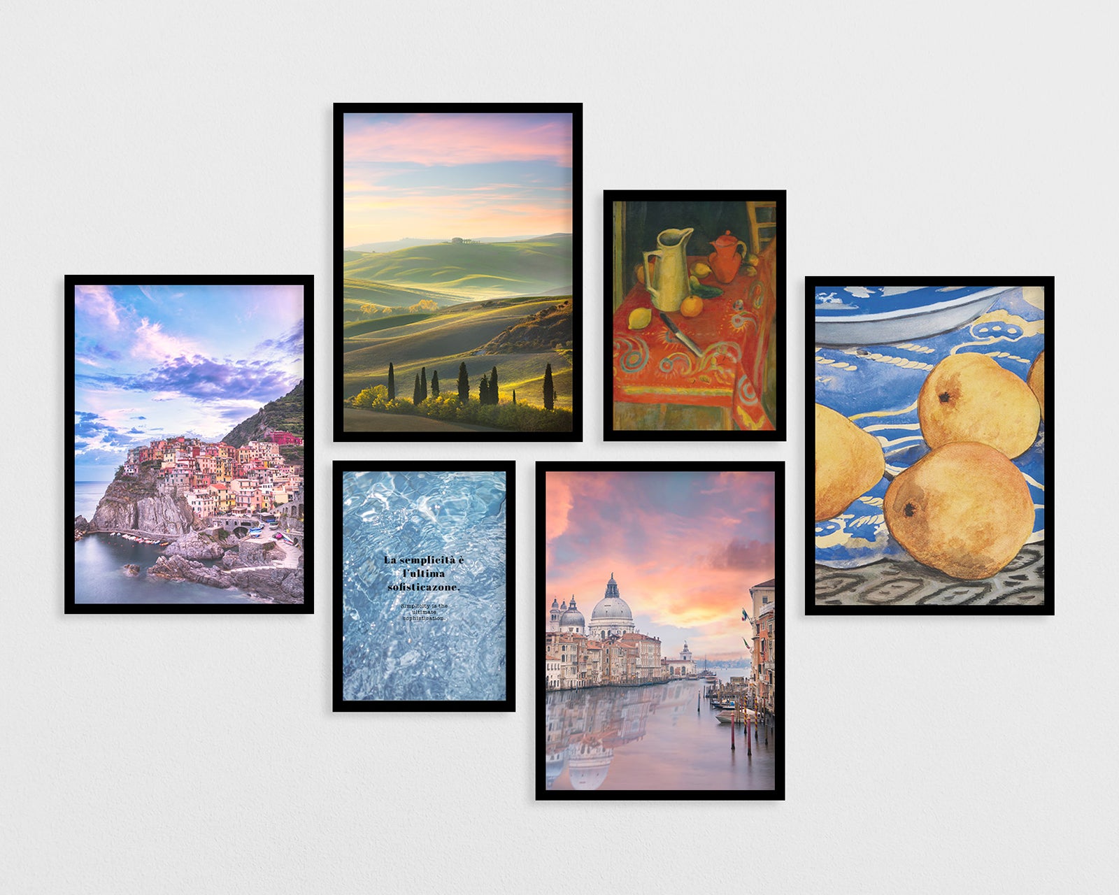 Set aus 6 Postern: 