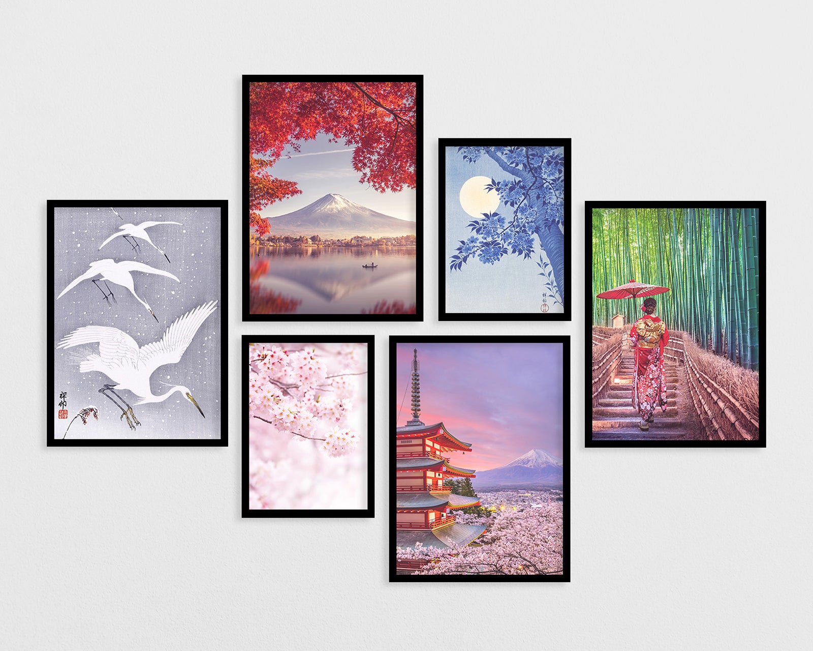 Set aus 6 Postern: 