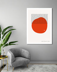 After Hover: Abstraction in red I