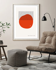 After Hover: Abstraction in red I