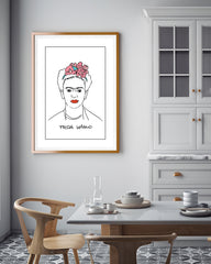 After Hover: Illusatrion von Frida Kahlo II