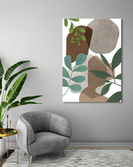 After Hover: Hommage an die Natur - Abstrakte Formen und Blätter
