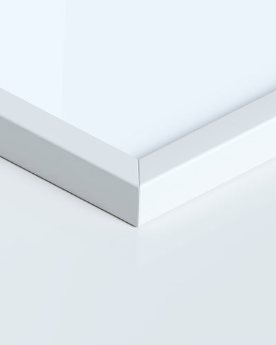 White frame border